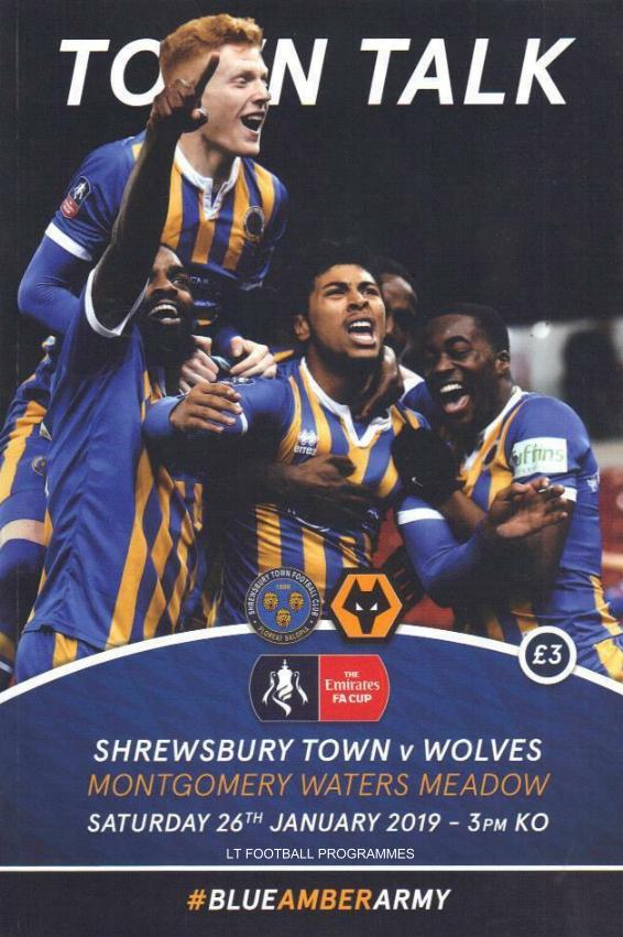 SHREWSBURY TOWN v WOLVES 2018/19 (FA CUP)